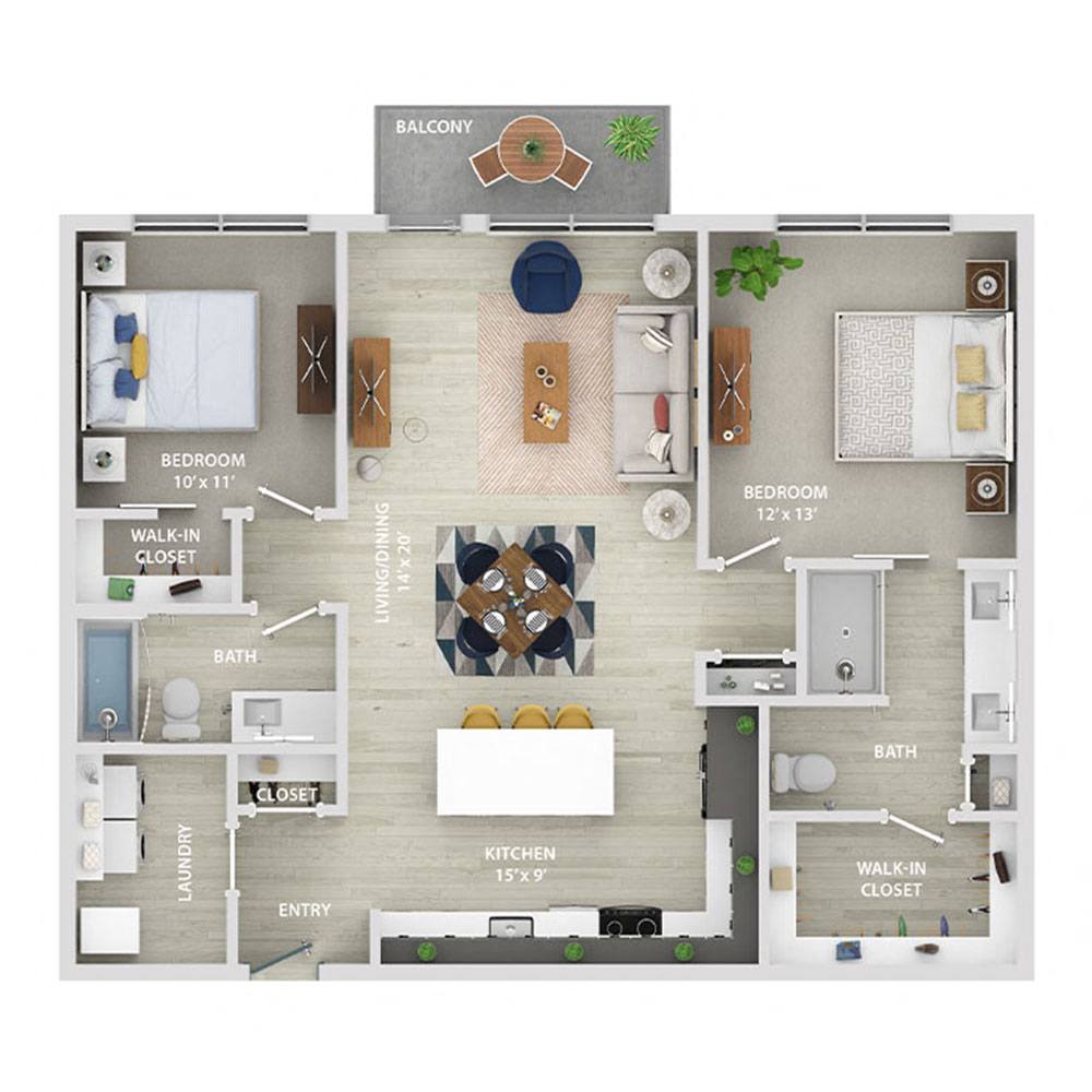 2 bedroom apartment for rent
